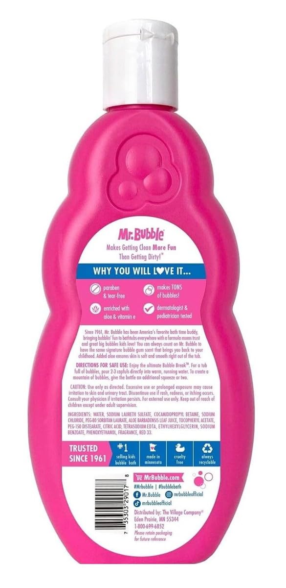Amazon | Mr. Bubble バブルバスオリジナル16オンス（473Ml）（3パック